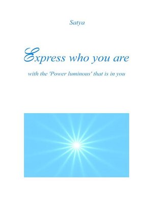 cover image of Express who you are